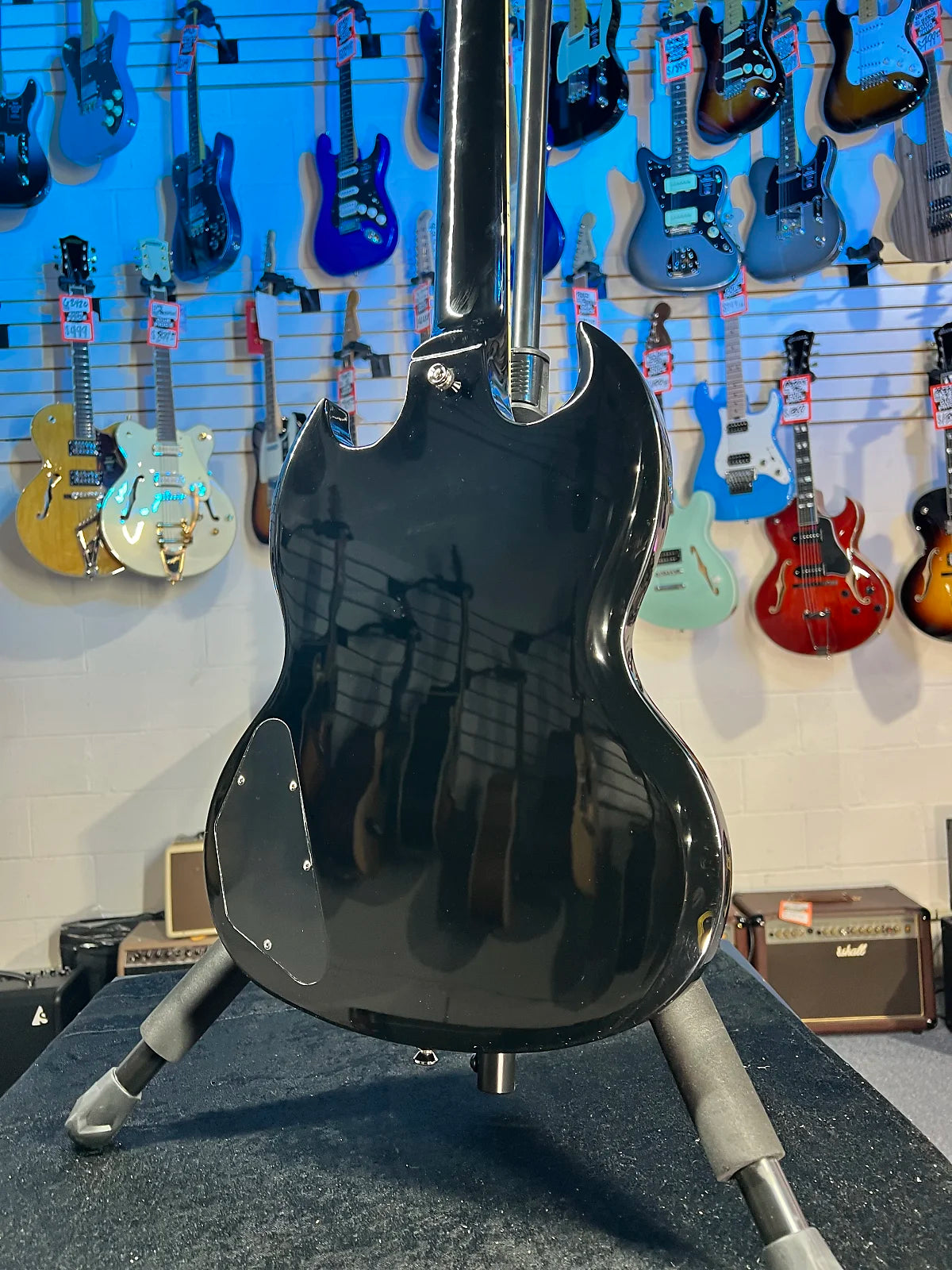 Epiphone SG Standard Ebony 2025 - Ebony, with Premium Gig Bag, Get Plekd 421