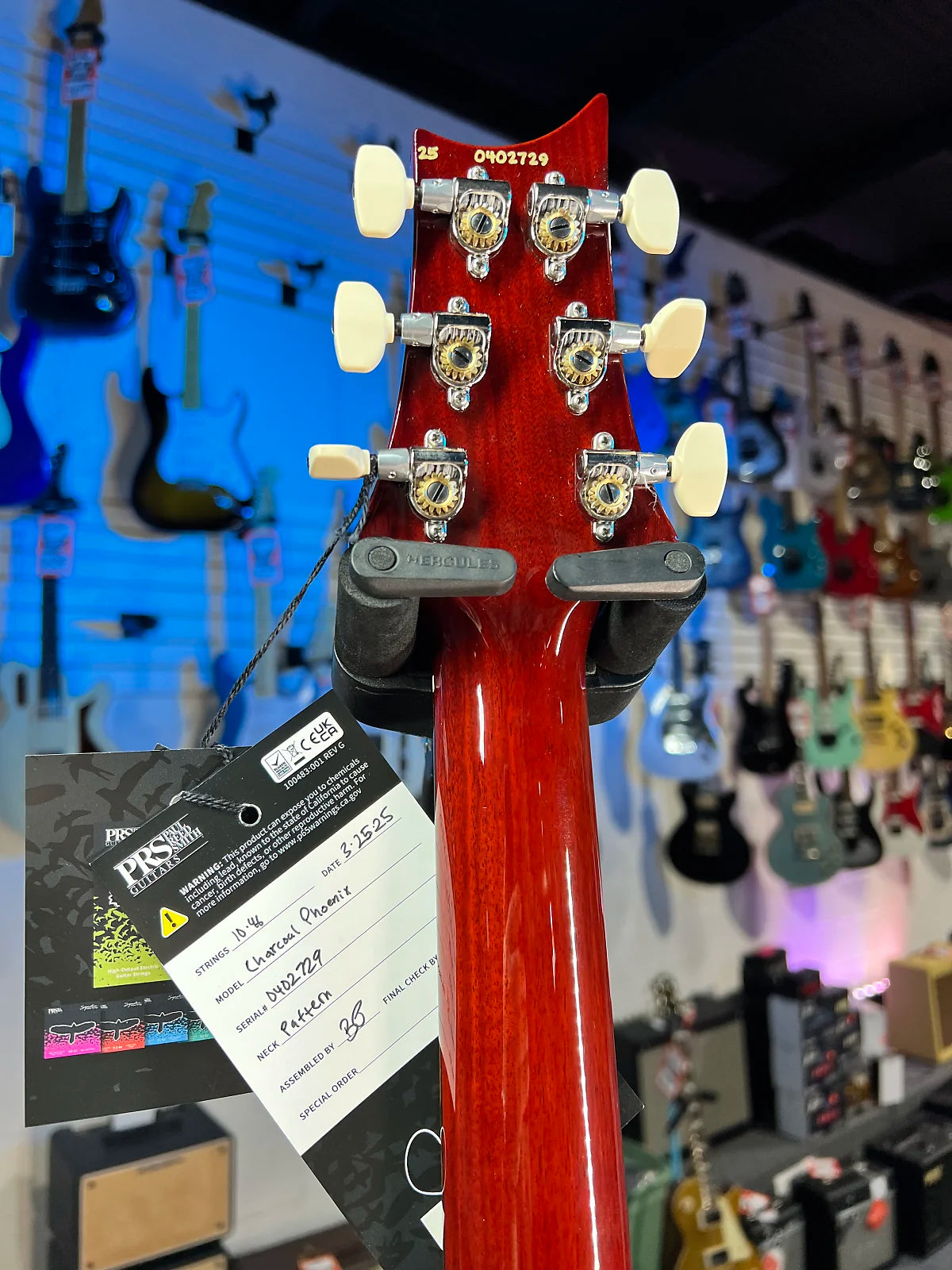 PRS Limited Edition 40th Anniversary Charcoal Phoenix 2025 - / Signature Dealer / Free Ship/ Get Plekd / 729 Charcoal