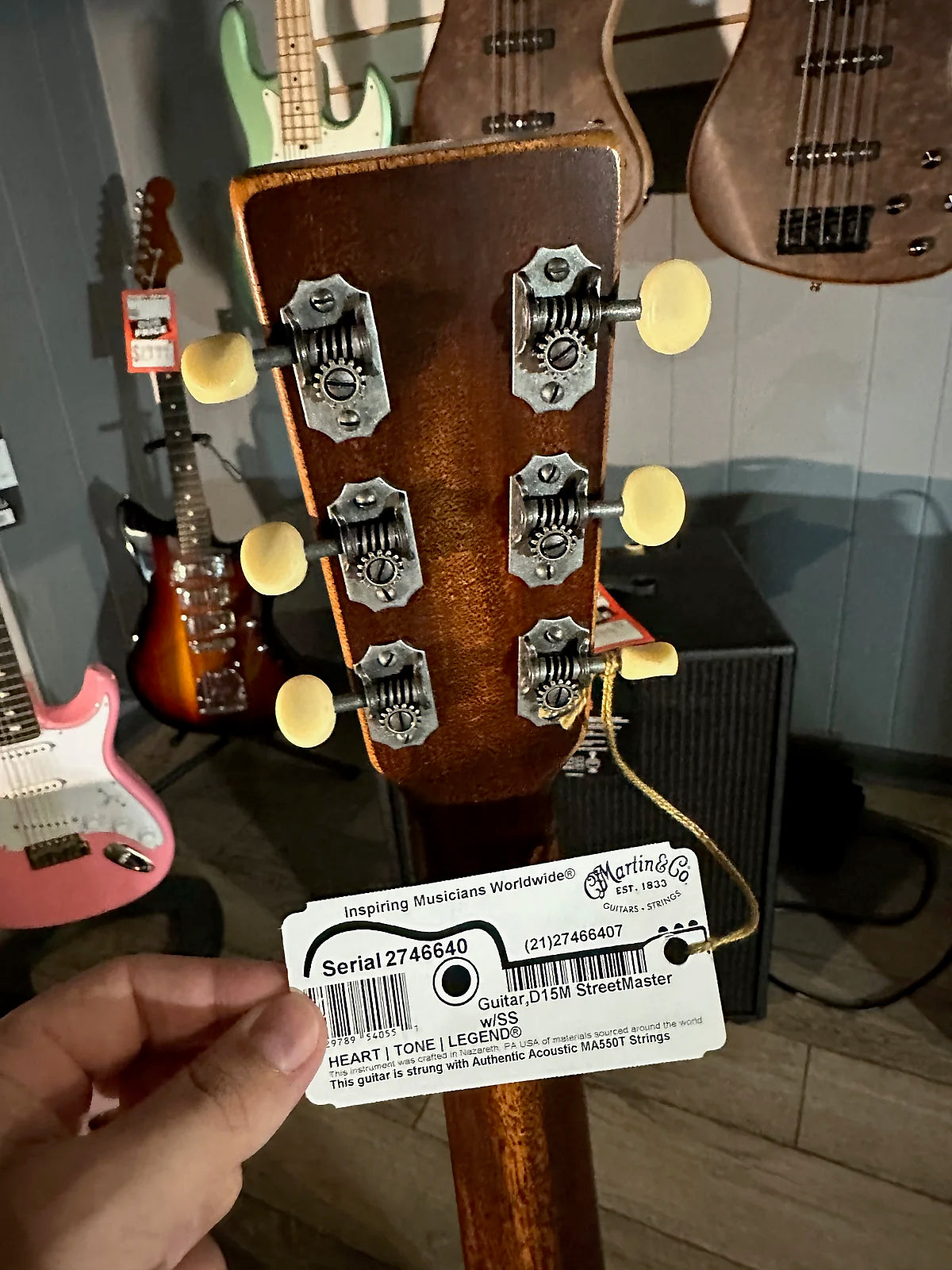 D-15M StreetMaster Acoustic Guitar - Mahogany Burst #640