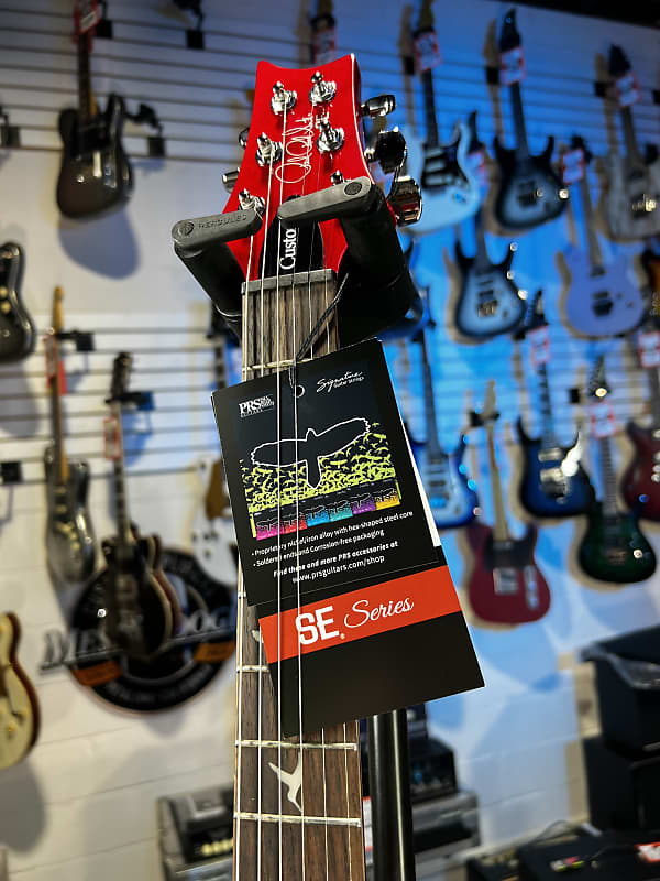 PRS SE Custom 24 Electric Guitar - Ruby Auth Deal Free Ship! 835