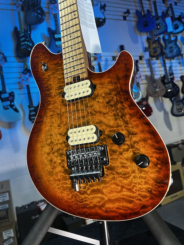 EVH Wolfgang Special QM Electric Guitar - Tiger Eye Glow Auth Deal Free Shipping! 193