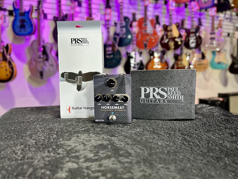 PRS Horsemeat Transparent Overdrive Pedal Bundle *FREE WALL HANGER*
