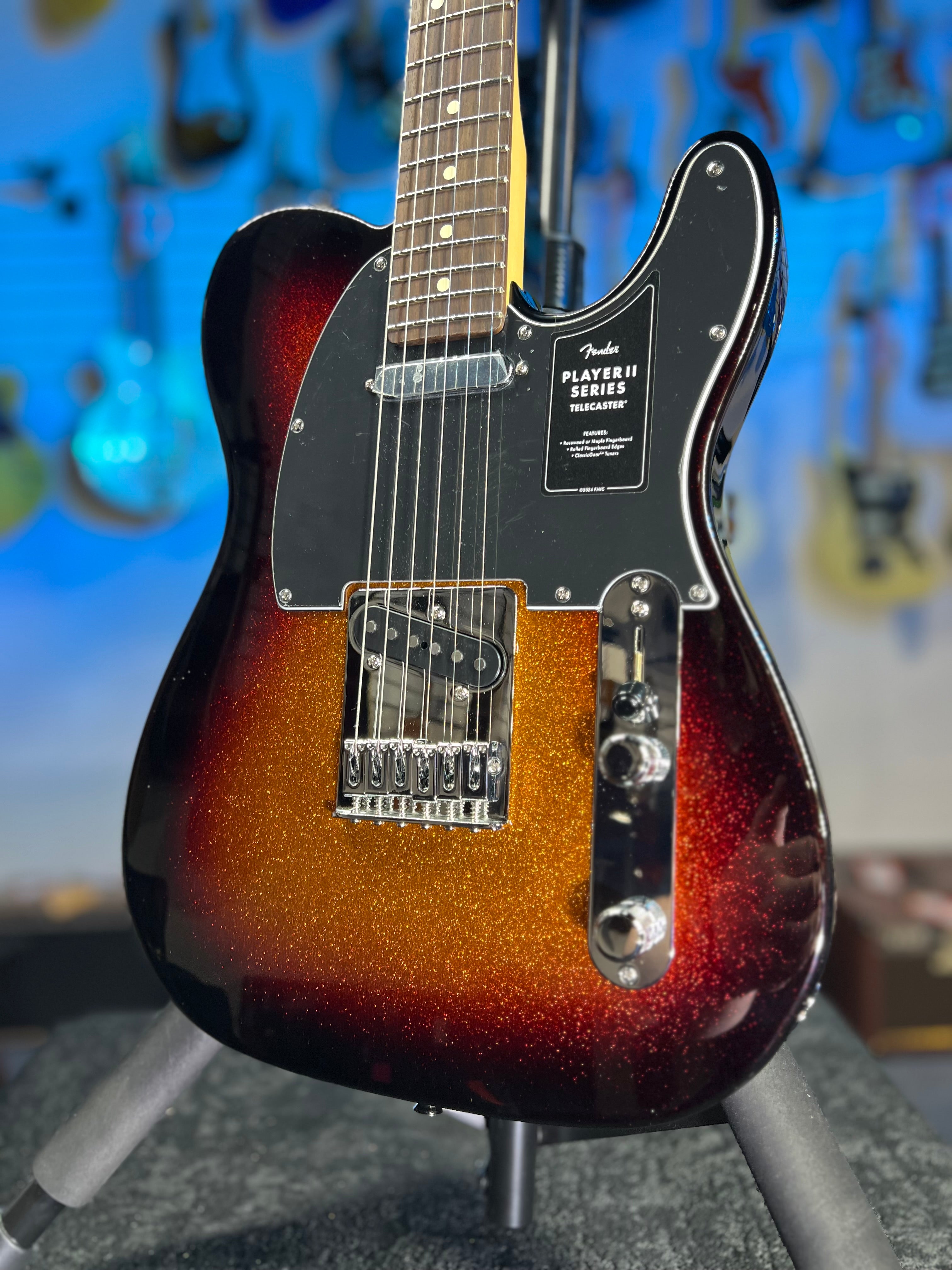 Fender Player II Telecaster Limited 2025 - Sparkle 3-Color Sunburst 841 with Free Plek!