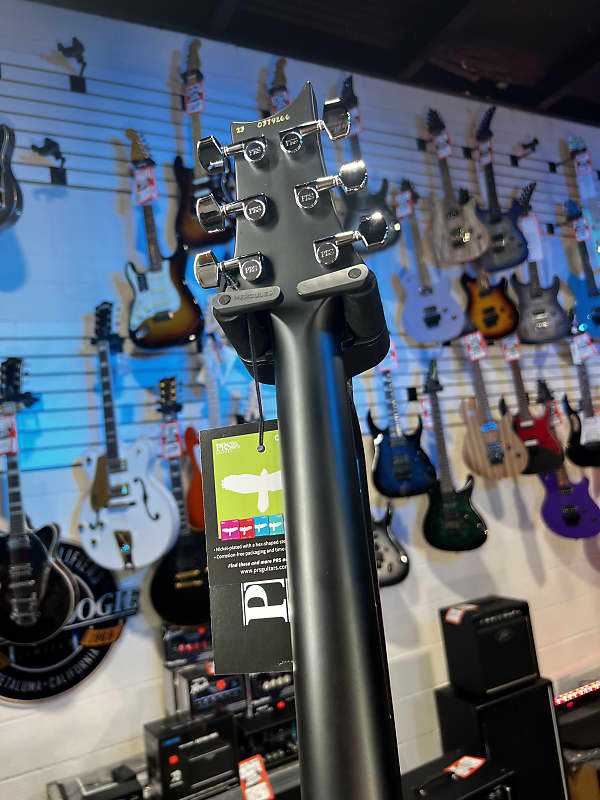 PRS CE 24 Semi-Hollow Electric Guitar - Satin Faded Gray Black Cherry Burst w/ Cherry Red Back, Ebony, 57/08 266 GET PLEK'D