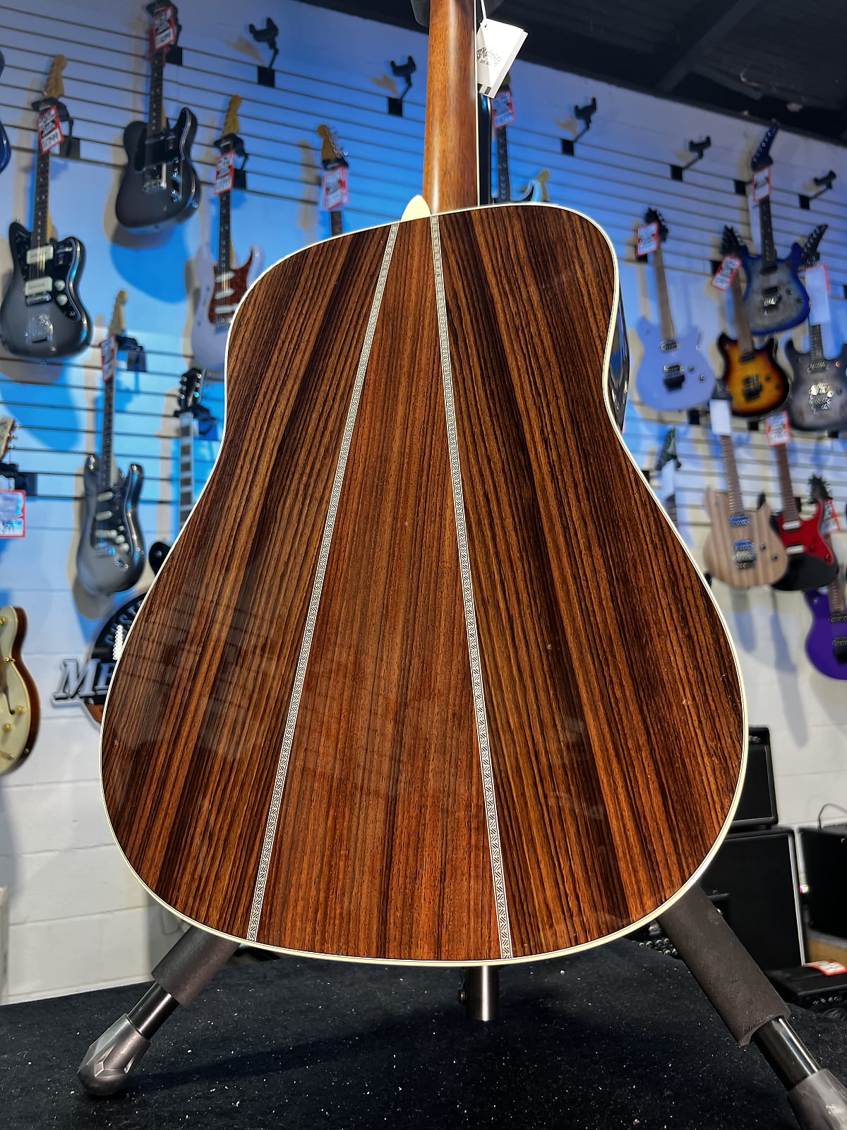 Martin HD-35 Left-Handed Acoustic Guitar - Natural GET PLEK'D! 504