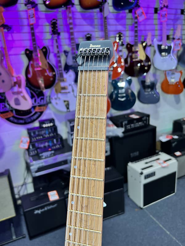 Ibanez Q547 7-string Electric Guitar - Blue Chameleon Metallic Matte Auth Deal Free Ship! 887 *FREE PLEK WITH PURCHASE*