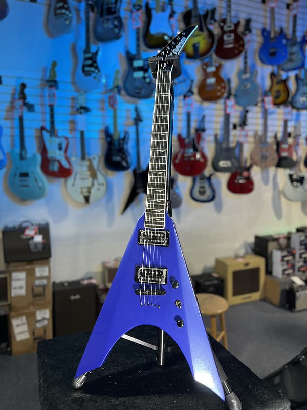 Kramer Nite-V Electric Guitar with Gigbag - Royal Blue Metallic Auth Deal Free Shipping! GET PLEK’D!