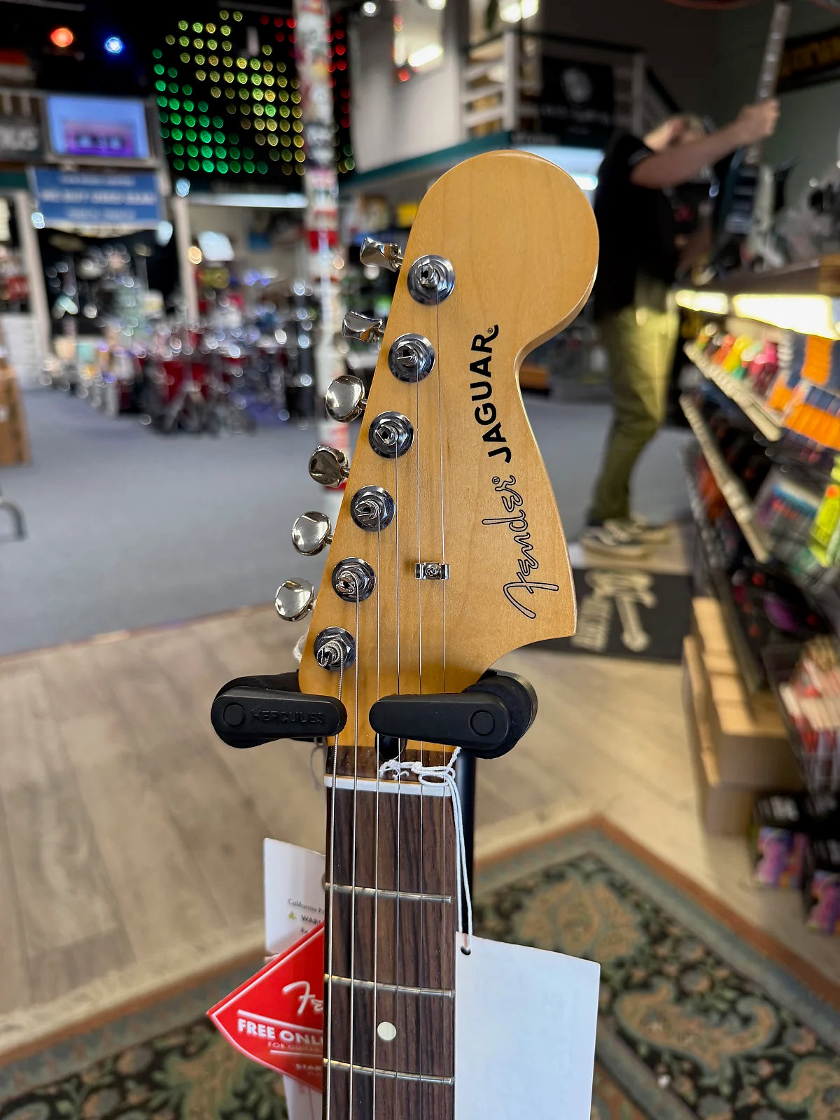 Player II Jazzmaster Electric Guitar, Hialeah Yellow W/ Slab Rosewood Fretboard #737
