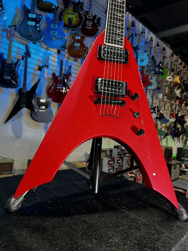 Kramer Nite-V Electric Guitar with Gigbag - Crimson Red Metallic Auth Deal Free Shipping! GET PLEK’D! 181