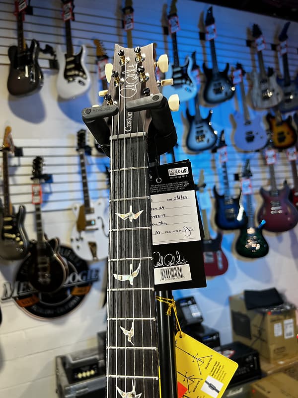PRS Core Custom 24, Custom Color- Charcoal Smokewrap Burst, Pattern Thin Neck, Auth Dealer Free Ship! 277 GET PLEK'D!