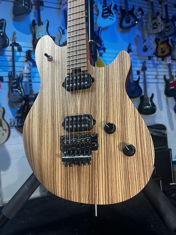 EVH Wolfgang Standard Exotic Zebrawood Electric Guitar - Natural Authorized Dealer! GET PLEK’D!