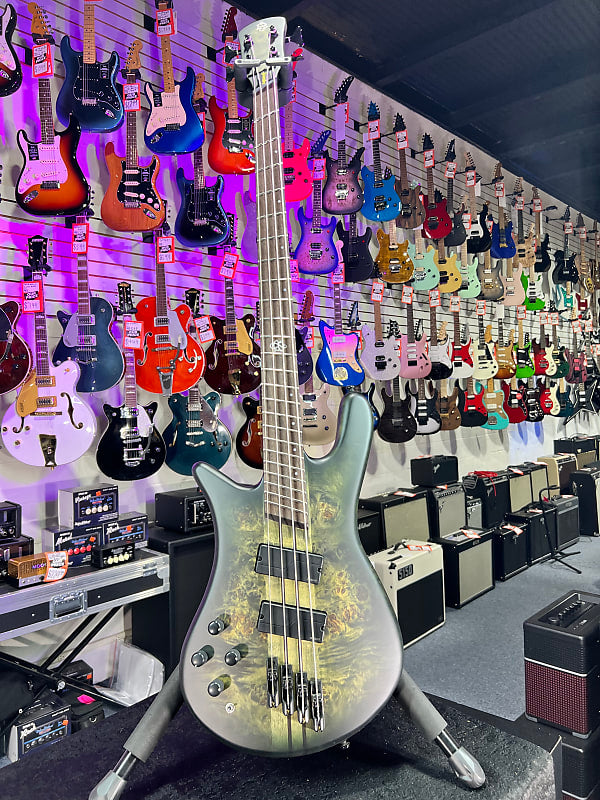 Spector NS Dimension 4 Bass Guitar - Haunted Moss Matte Left Handed *FREE PLEK WITH PURCHASE*! 992