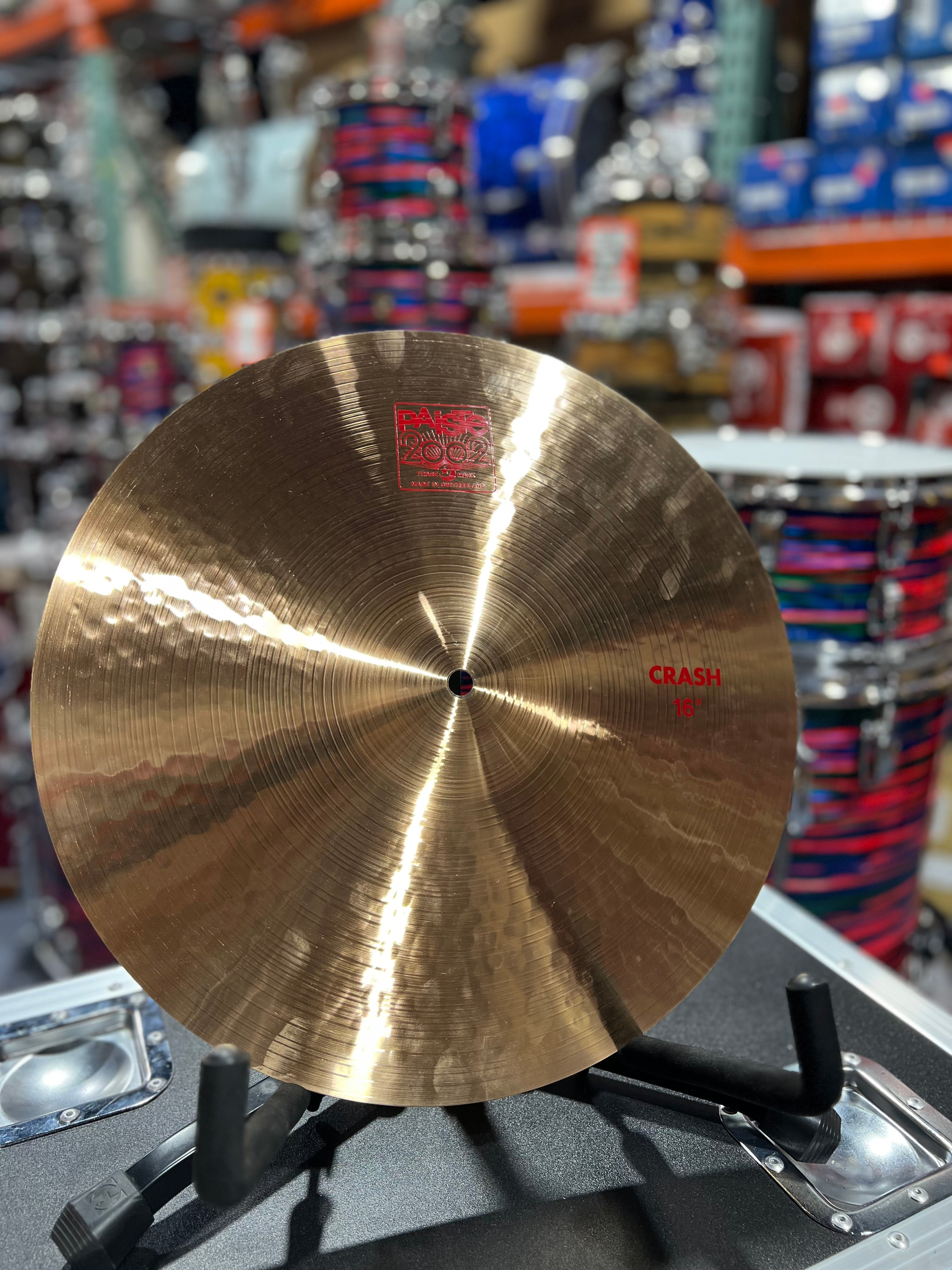 Paiste 2002 16" Crash - 2025 - Traditional / New / In Stock / Authorized Dealer / Free Ship