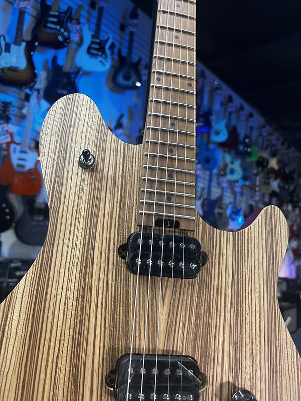 EVH Wolfgang Standard Exotic Zebrawood Electric Guitar - Natural Authorized Dealer! GET PLEK’D!