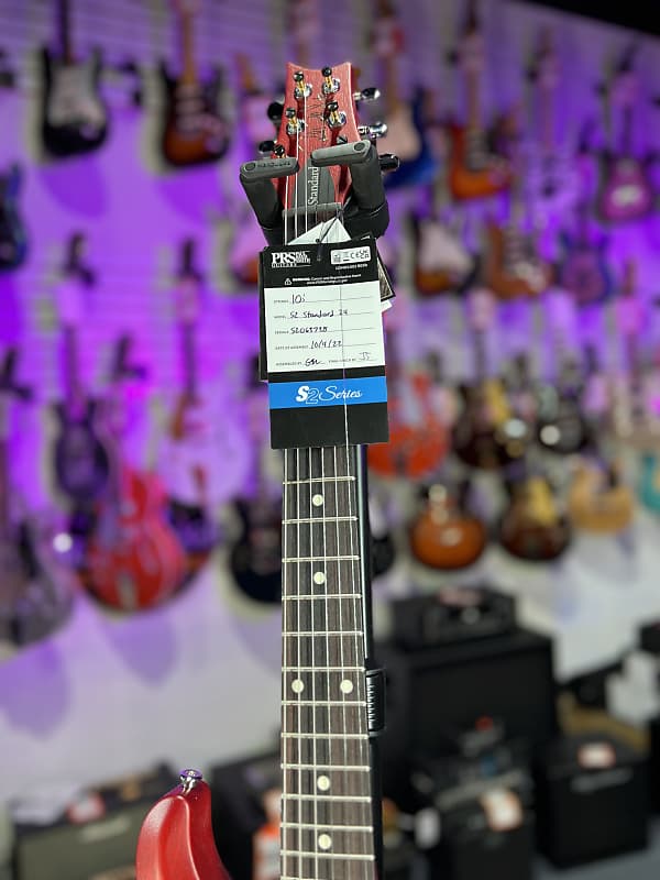 PRS S2 Standard 24 Electric Guitar - Satin Vintage Cherry *FREE PLEK WITH PURCHASE* 738