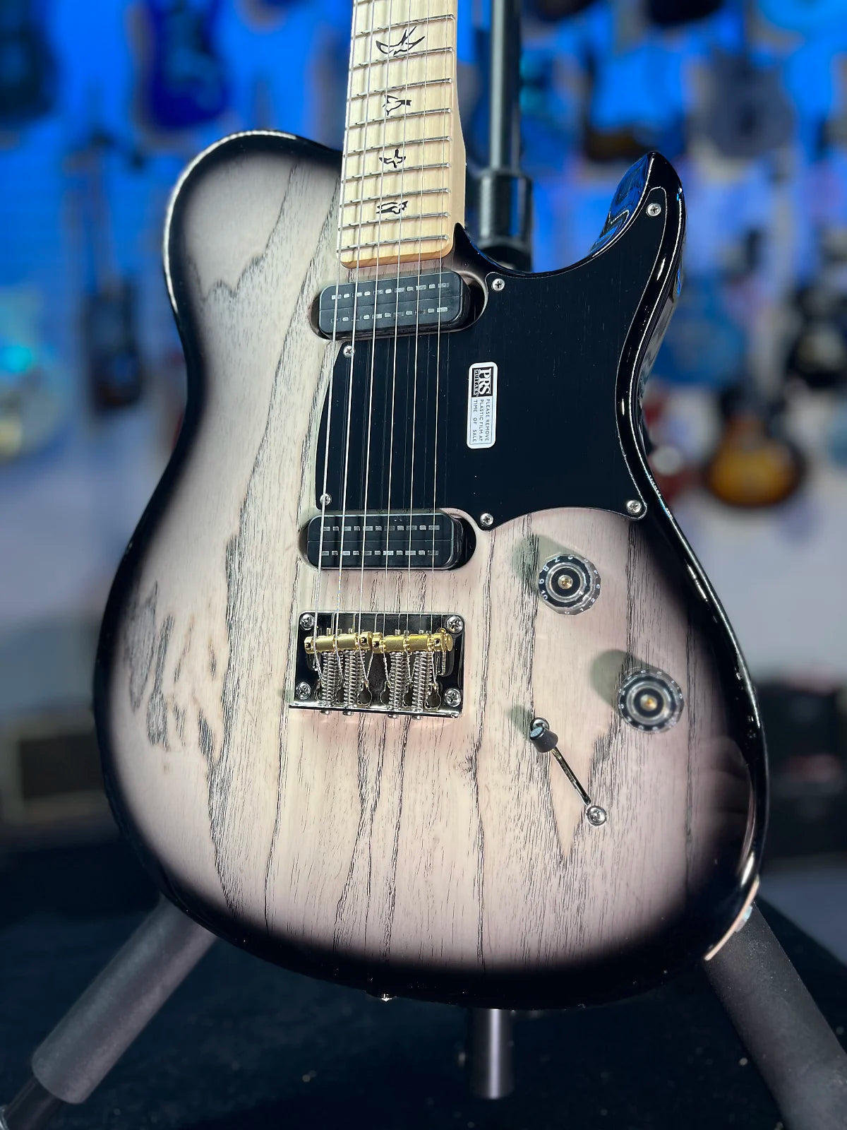 PRS NF 53 Electric Guitar Custom Color - White Doghair Smokeburst w/ PRS Soft Case, Signature Dealer, Get Plekd 093