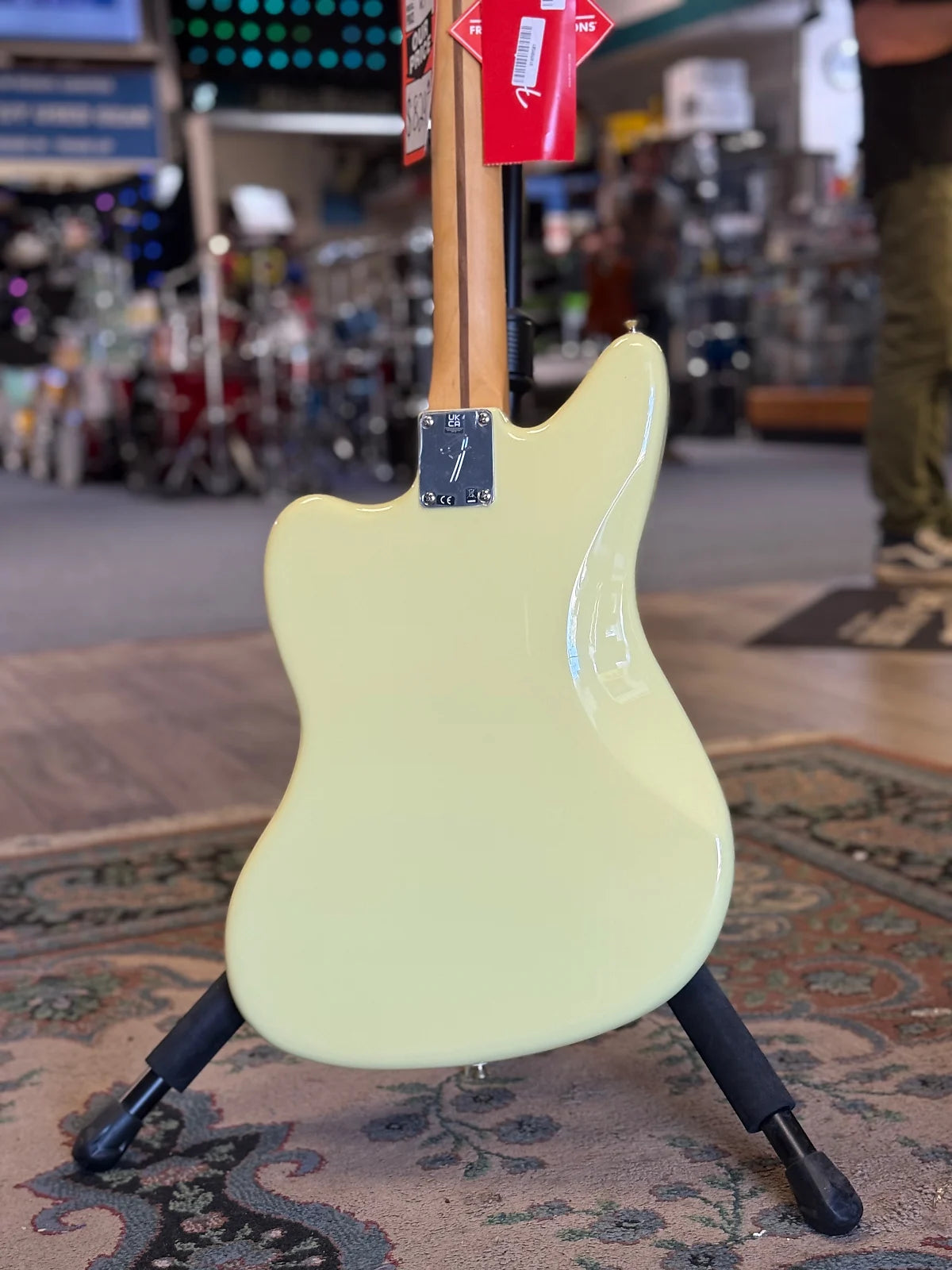Player II Jazzmaster Electric Guitar, Hialeah Yellow W/ Slab Rosewood Fretboard #737
