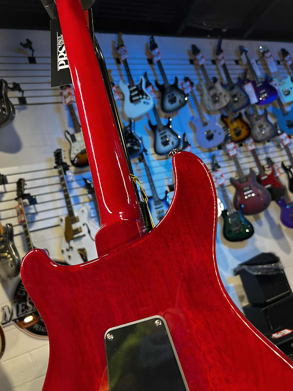 PRS SE Custom 24 Electric Guitar - Ruby Auth Deal Free Ship! 835