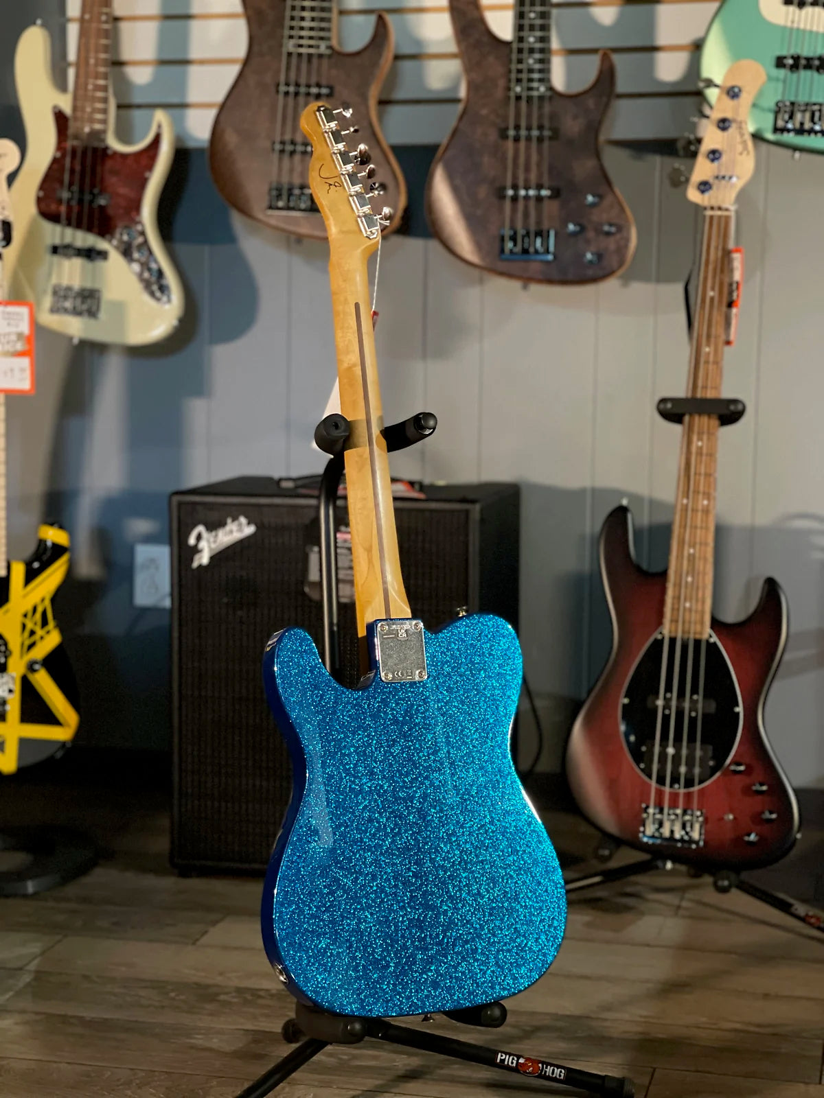 J Mascis Telecaster - Bottle Rocket Blue Flake W Maple Neck #362