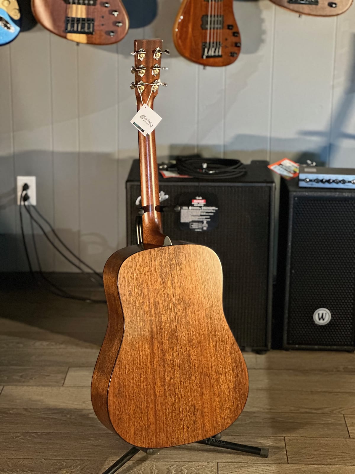 D-18 Satin Acoustic Guitar - Amberburst #805