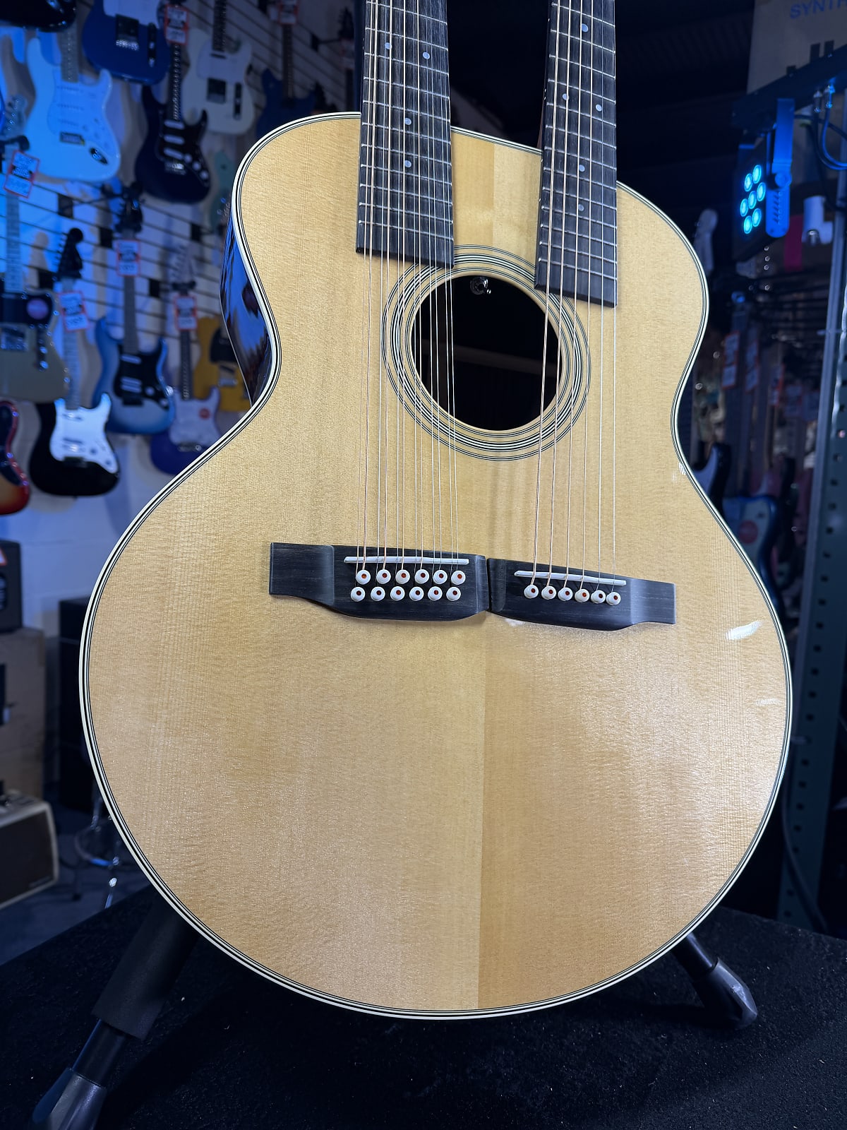 Martin Grand J-28E DN Doubleneck Standard Series Acoustic-electric Guitar - Aging Toner GET PLEK'D! 238