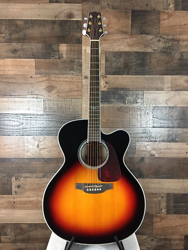 Takamine GJ72CE BSB G70 Series Jumbo Cutaway, Gloss Brown Sunburst, 285