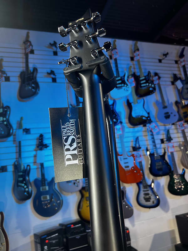 PRS CE 24 Semi-Hollow Electric Guitar - Satin Faded Gray Black Purple Burst w/ Purple Back, Ebony, 57/08 251 GET PLEK'D!