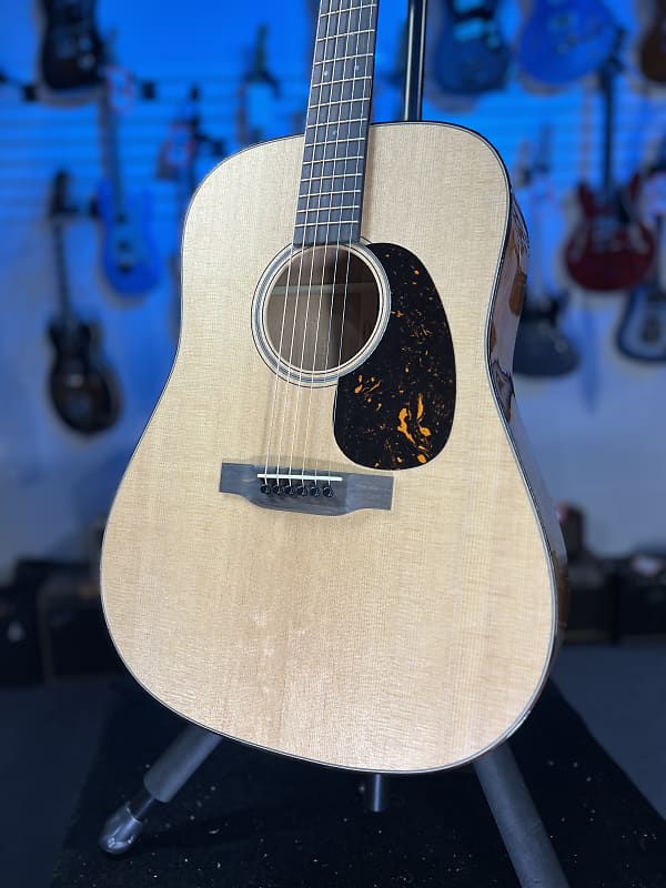 Martin D-18 Modern Deluxe Acoustic Guitar - Natural GET PLEK'D! 223