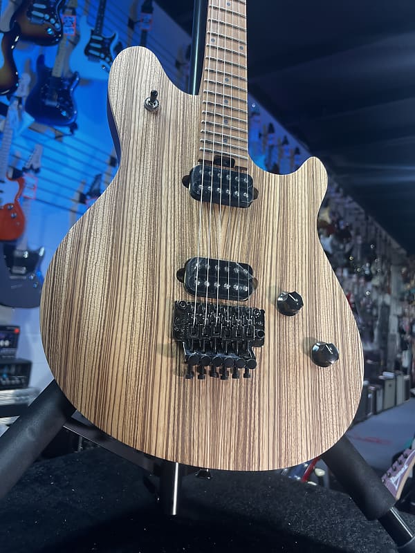 EVH Wolfgang Standard Exotic Zebrawood Electric Guitar - Natural Authorized Dealer! GET PLEK’D!