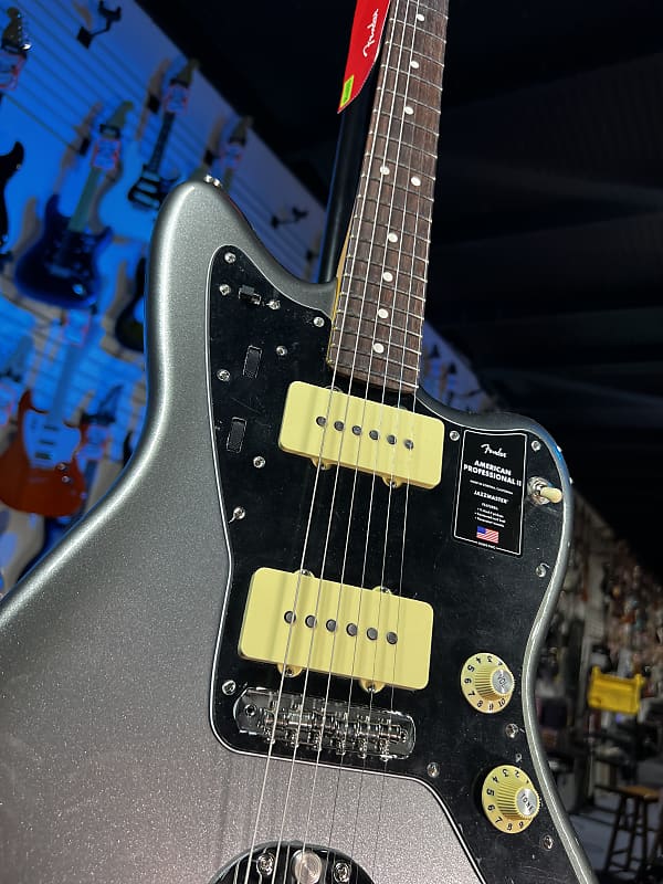 Fender American Professional II Jazzmaster Mercury Rosewood Fingerboard GET PLEK'D! 243
