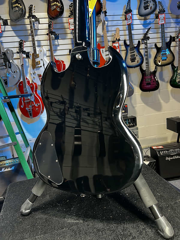 Epiphone SG Standard Electric Guitar - Ebony Amber Auth Deal Free Ship! 458 GET PLEK’D!