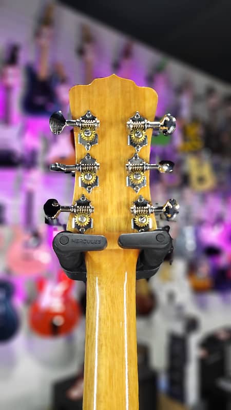 Luna Vineyard Koa Bevel Folk Acoustic-electric Guitar - Gloss Natural Auth Dealer *FREE PLEK WITH PURCHASE* 212