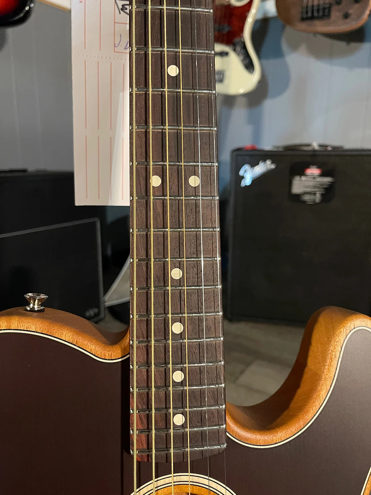 Acoustasonic Player Telecaster Acoustic-Electric Guitar - Shadow Burst #738