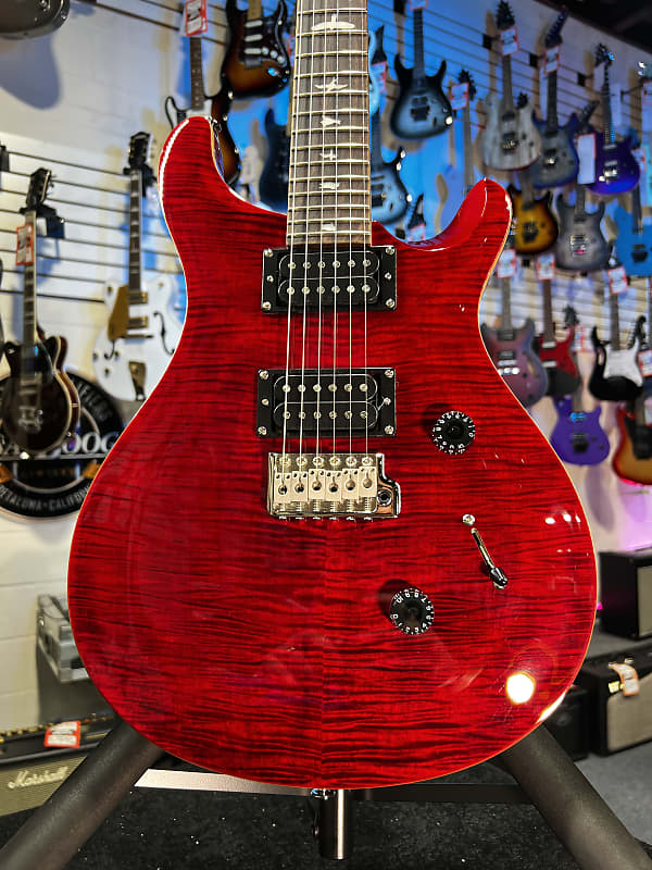 PRS SE Custom 24 Electric Guitar - Ruby Auth Deal Free Ship! 603