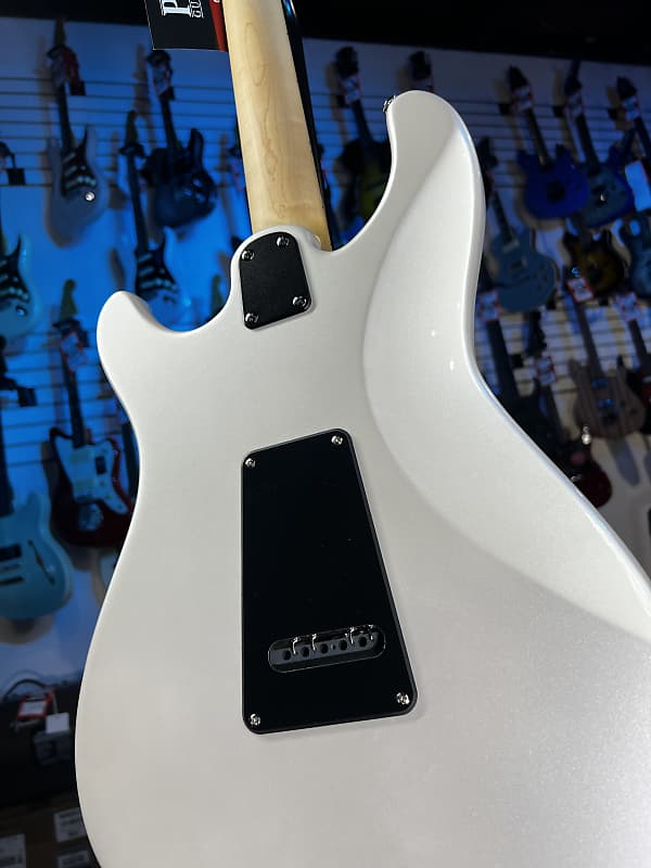 PRS SE NF 3 Electric Guitar - Pearl White with Maple Fingerboard Auth Deal Free Shipping! 971 GET PLEK’D!
