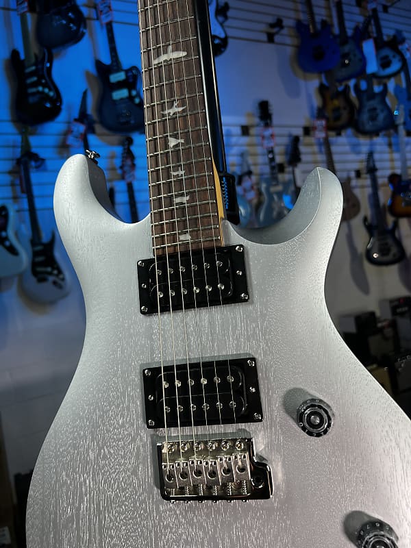 PRS SE CE 24 Standard Satin Electric Guitar - Metallic Silver Satin Auth Deal! 535