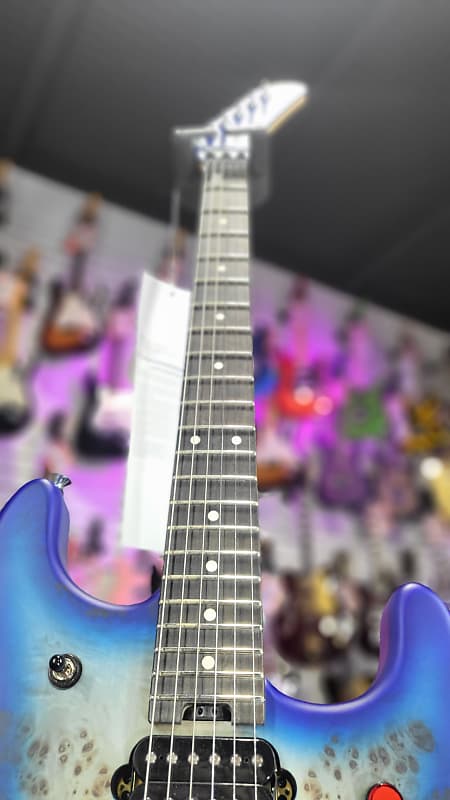 EVH 5150 Series Deluxe Poplar Burl Electric Guitar - Aqua Burst Authorized Dealer Free Shipping! 181
