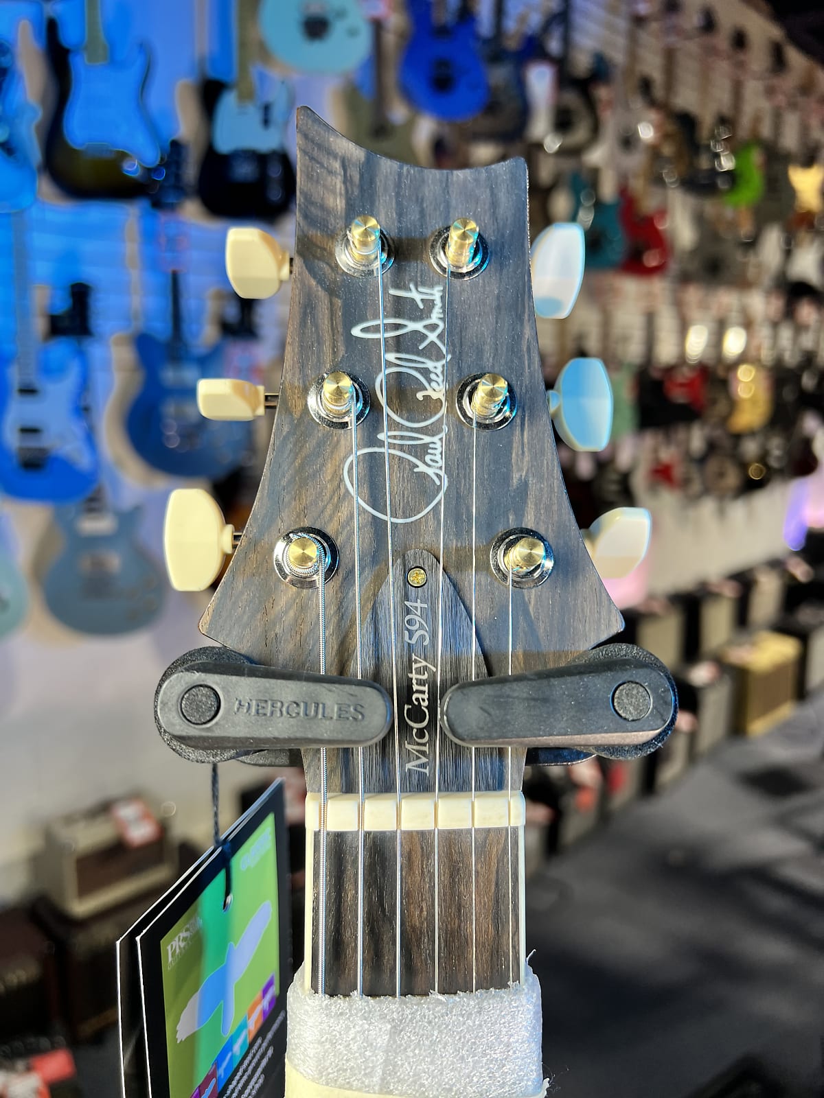 PRS Wood Library McCarty Singlecut 594, Quilt Top, Charcoal, Ziricote Fingerboard, Paisley Case, Signature Dealer 452