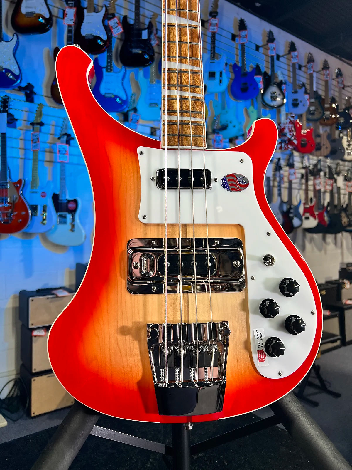 NEW 2025 Rickenbacker 4003FG Fireglo 4-String Bass 4003 | OHSCase 687 Auth Dealer