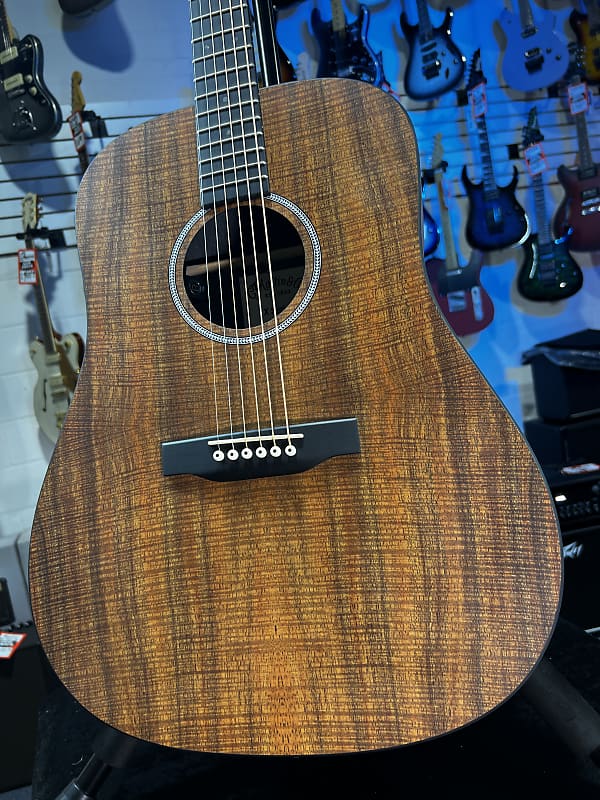 Martin D-X1E Left Handed Koa Acoustic-electric Guitar - Figured Koa Auth Deal Free Ship! 578 GET PLEK’D!