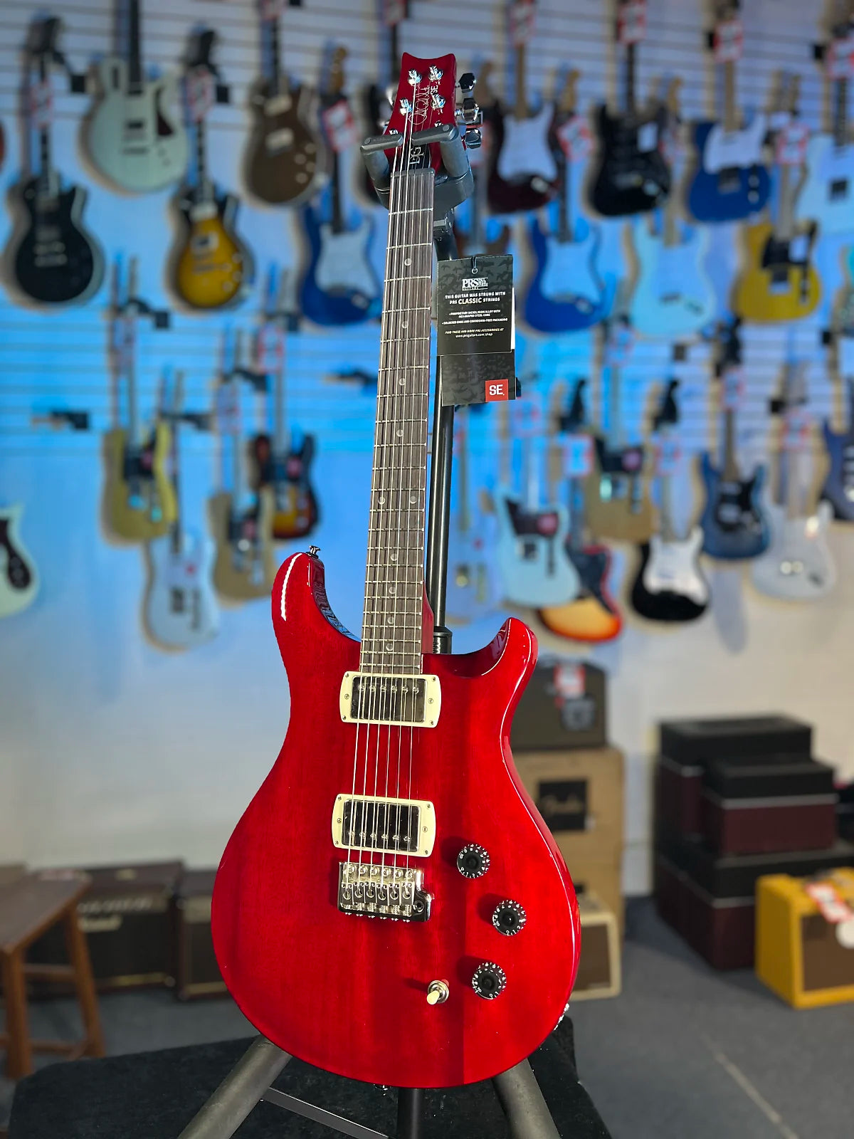 PRS SE DGT Standard - Vintage Cherry Get Plek'd FREE! 025