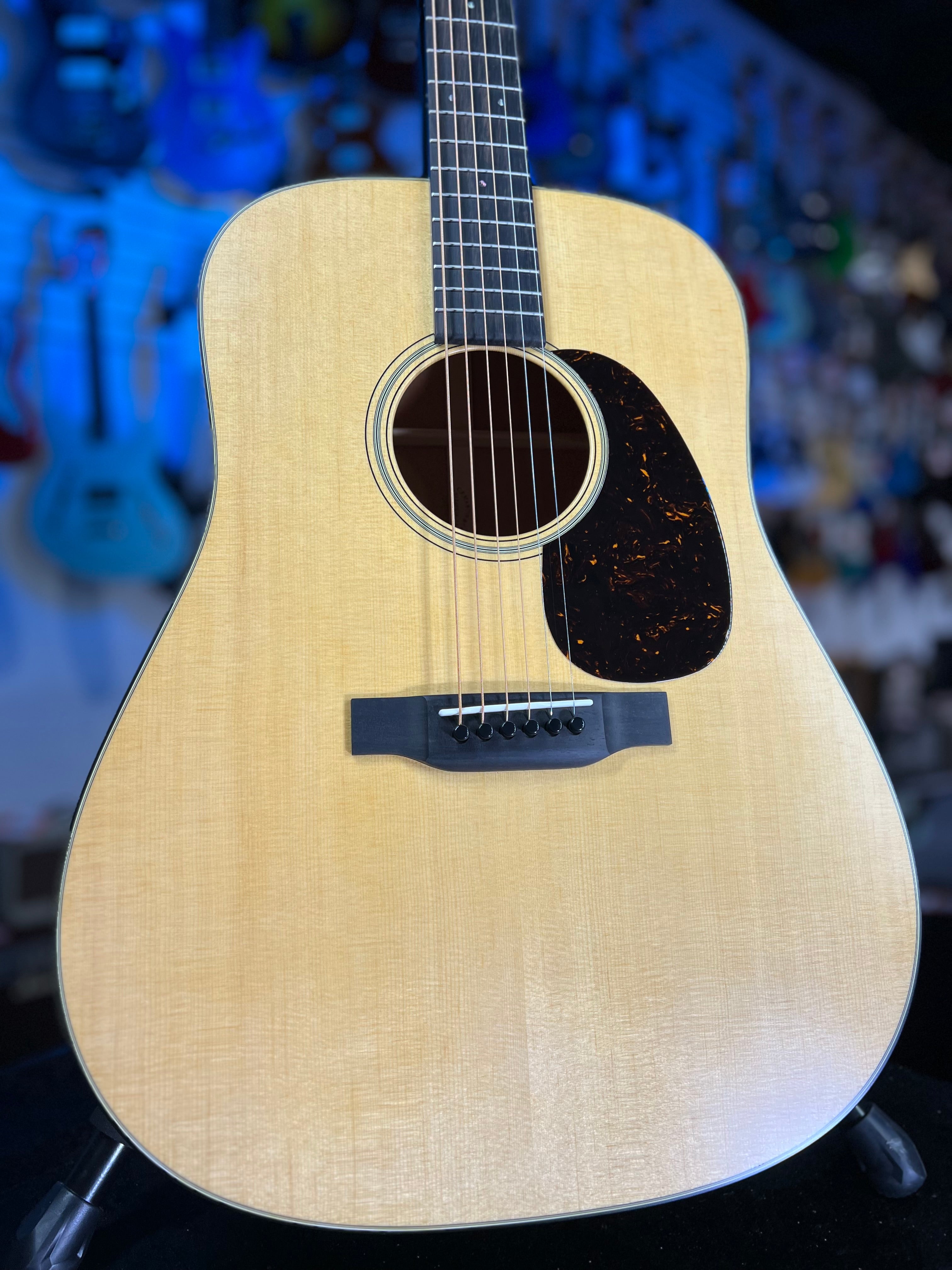 Martin D-18 Satin Acoustic Guitar - Satin Natural , w Case, Auth Dealer GET PLEK'D! 663