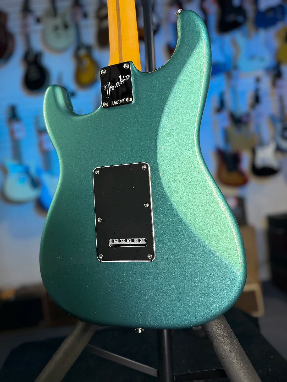 Fender American Professional Classic Stratocaster HSS Electric Guitar - Faded Sherwood Green Metallic GET PLEK'D! 186