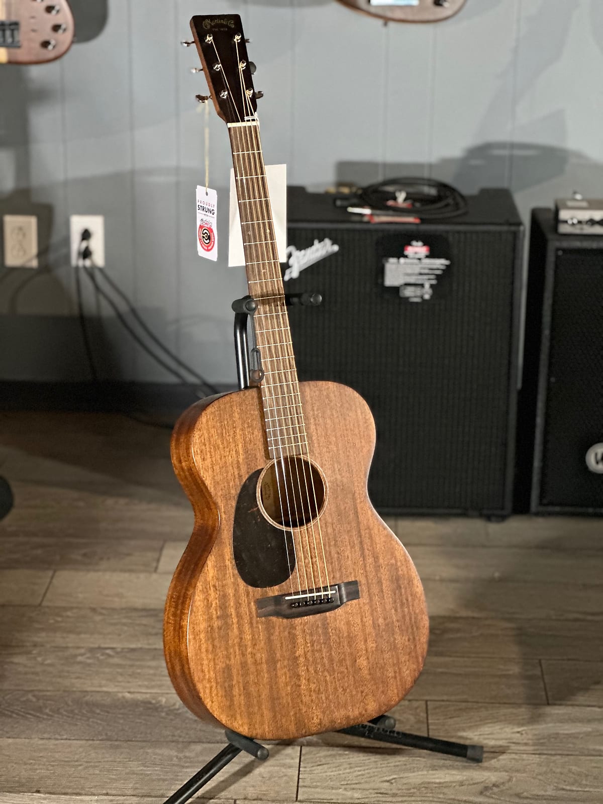 00-15M Left-Handed Acoustic Guitar - Mahogany #093