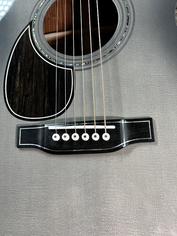 Martin Limited-Edition OM-45 John Mayer Signature Platinum Left Handed Gray Sunburst Auth Deal Free Shipping! 106 GET PLEK’D!