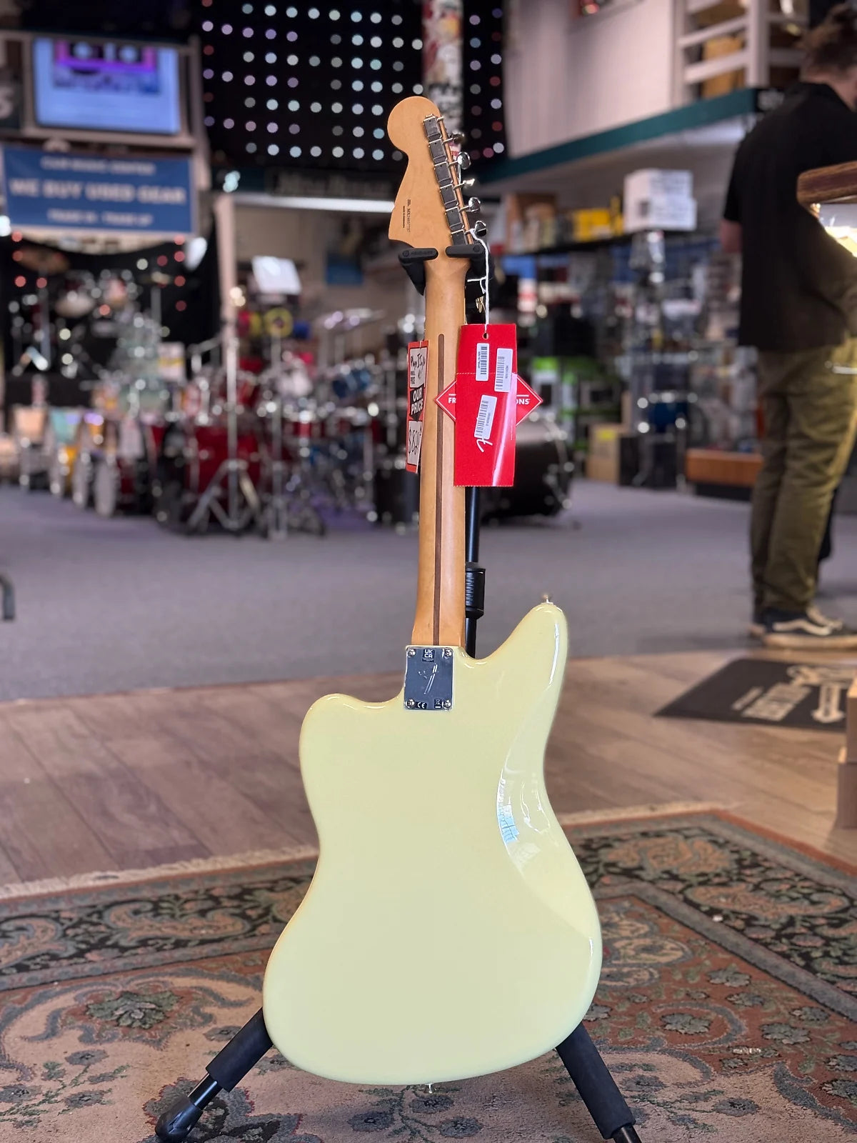 Player II Jazzmaster Electric Guitar, Hialeah Yellow W/ Slab Rosewood Fretboard #737