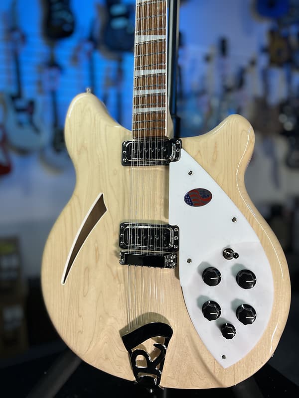 New 2024 Rickenbacker 360/12 12-String 360 Electric, Mapleglo w/ OHSCase and Free Ship 737