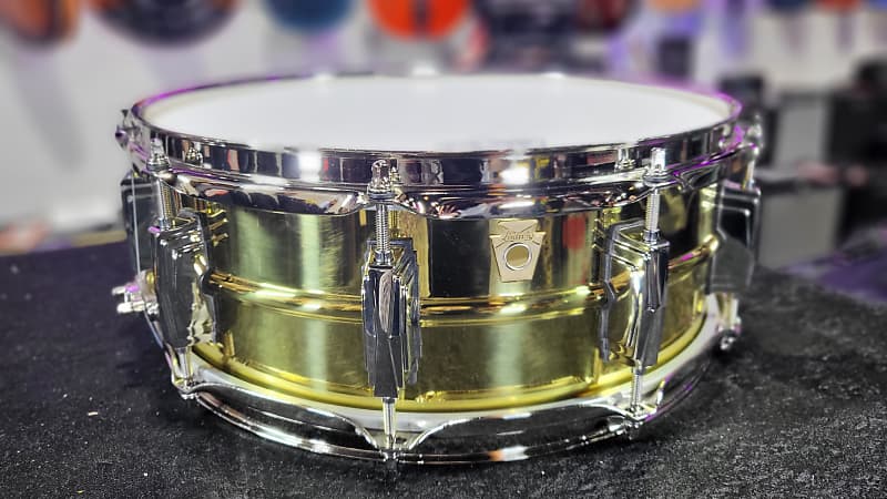 Ludwig "Super Brass" Snare Drum - 5 x 14 in. Aluminum Snare Drum / Authorized Dealer / Free Shipping