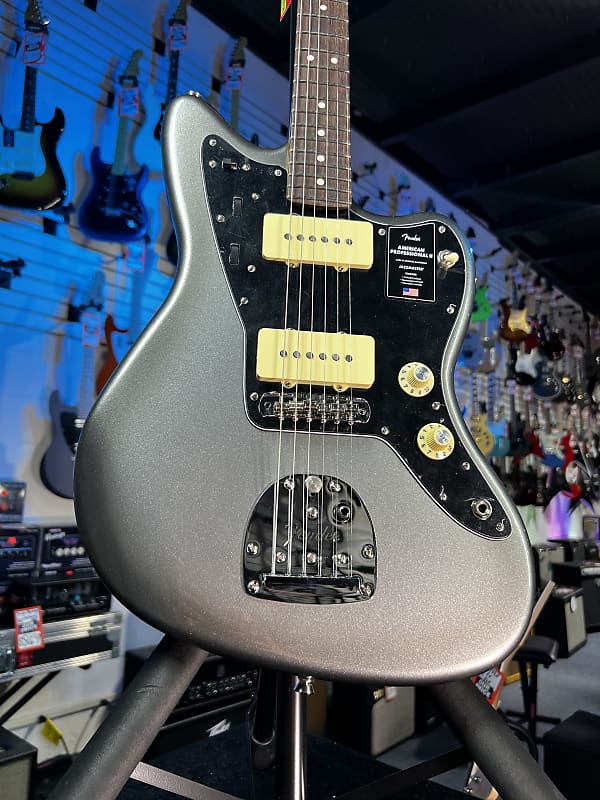 Fender American Professional II Jazzmaster Mercury Rosewood Fingerboard GET PLEK'D! 243