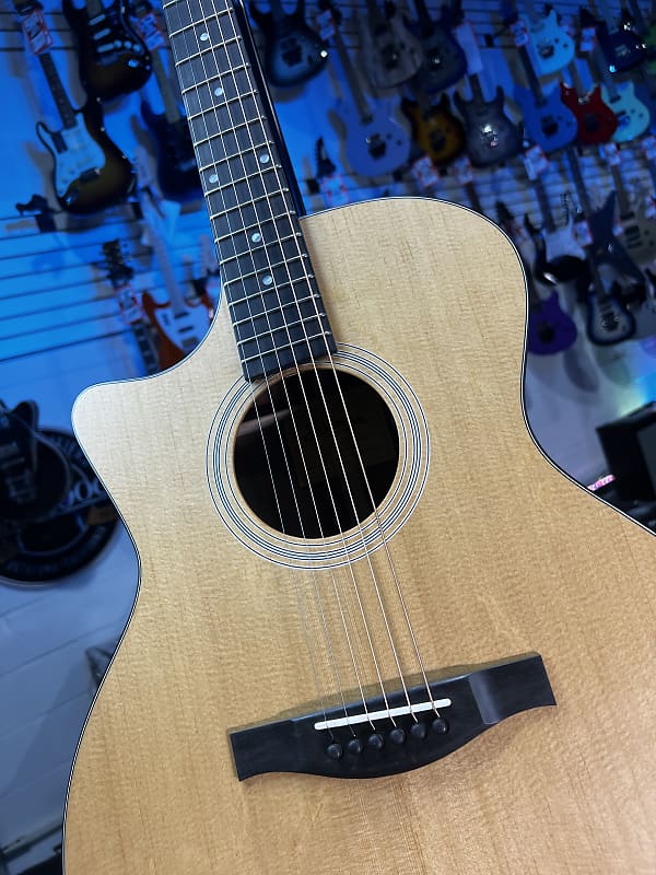 Eastman Guitars AC122-1CE Grand Auditorium Natural Left Handed GET PLEK'D! 288